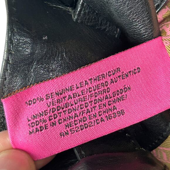 EXTREMELY RARE Juicy Couture Black Leather XL Birkin Top Handle Harness Handbag - Picture 10 of 12